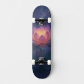Cosmic Lotus Blooming in the Night Sky Persoonlijk Skateboard (Voorkant)