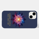 Cosmic Lotus Flower | Galaxy Bloom Energy Case-Mate iPhone Case (Achterkant (horizontaal))