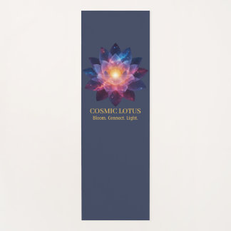 Cosmic Lotus Flower | Galaxy Bloom Energy Yogamat