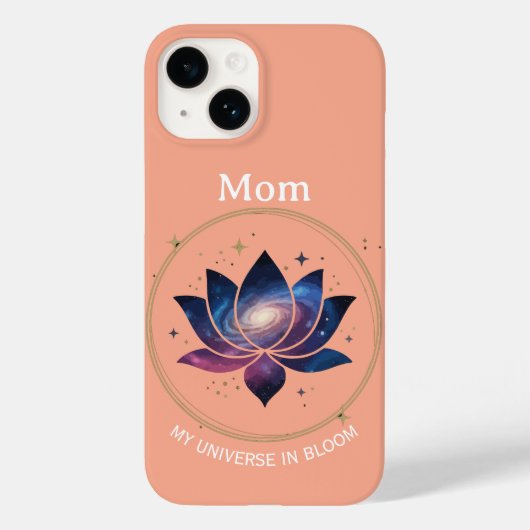 Cosmic Lotus Flower Mom Bloom Case-Mate iPhone Case (Achterkant)