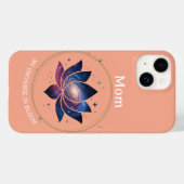 Cosmic Lotus Flower Mom Bloom Case-Mate iPhone Case (Achterkant (horizontaal))