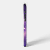 Cosmic Lotus Flower with Galaxy Glow iPhone Hoesje (Linkerkant)