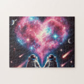 Cosmic Love Astronaut Legpuzzel (Horizontaal)