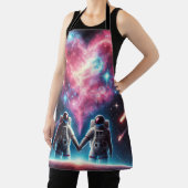 Cosmic Love Astronaut Schort - All-Over Print Scho (Insitu)