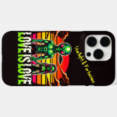 Cosmic Love beroemd gemaakt door Alien Couple Case-Mate iPhone Case (Achterkant (horizontaal))
