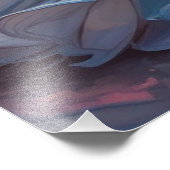 Cosmic Love Embrace Vibrant Couple Art Foto Afdruk (Hoek)