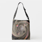 Cosmic Love Galaxy Crossbody Tas (Achterkant)