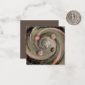 Cosmic Love Galaxy Note Card Notitiekaartje (Voorkant / Achterkant in situ)