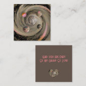 Cosmic Love Galaxy Note Card Notitiekaartje (Voorkant / Achterkant)