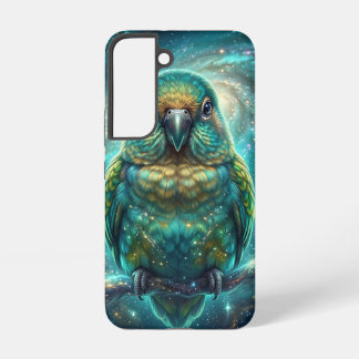 Cosmic Lovebird Galaxy Hoesje – Levendig Ruimte Ku Samsung Galaxy Hoesje