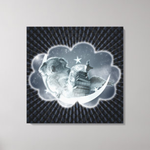 Cosmic Lullaby - Gewatteerd Canvas Afdruk