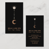 *~* Cosmic Lunar Universe Shaman Moon Totem Visitekaartje (Voorkant / Achterkant)