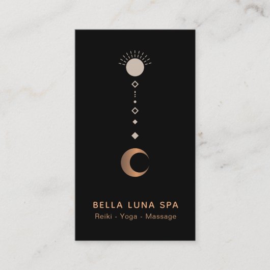 *~* Cosmic Lunar Universe Shaman Moon Totem Visitekaartje (Voorkant)