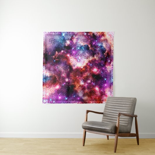 Cosmic mandala #12 wandkleed (In Situ (horizontaal))