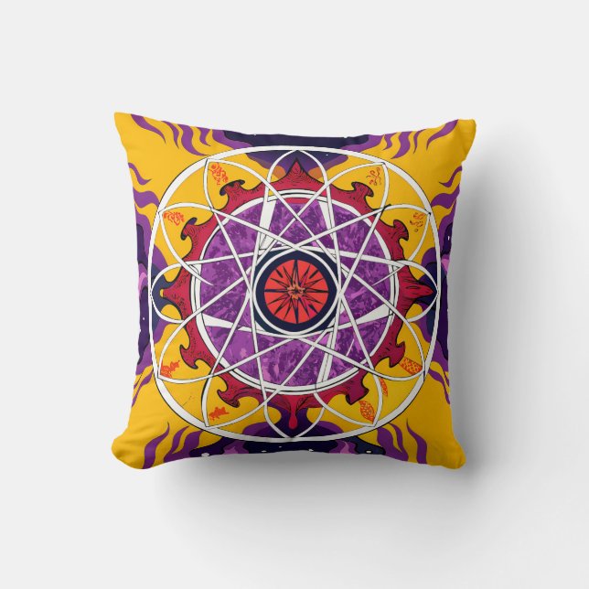 Cosmic Mandala Kussen (Voorkant)