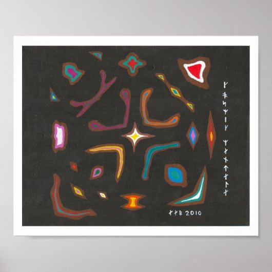 Cosmic Mandala Poster (Voorkant)