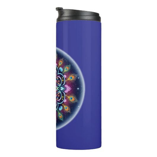 Cosmic Mandala Thermal Tumbler Thermosbeker (Geroteerd rechts)