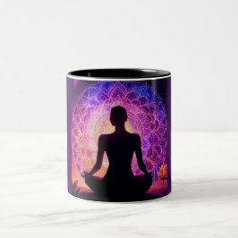 Cosmic Mandala Tweekleurige Koffiemok
