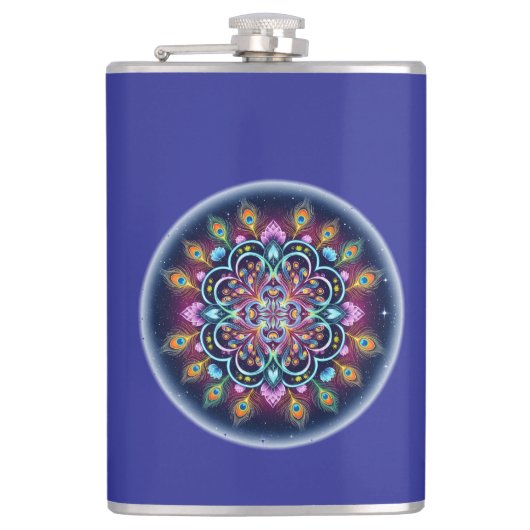Cosmic Mandala Vinyl Flask Heupfles (Voorkant)