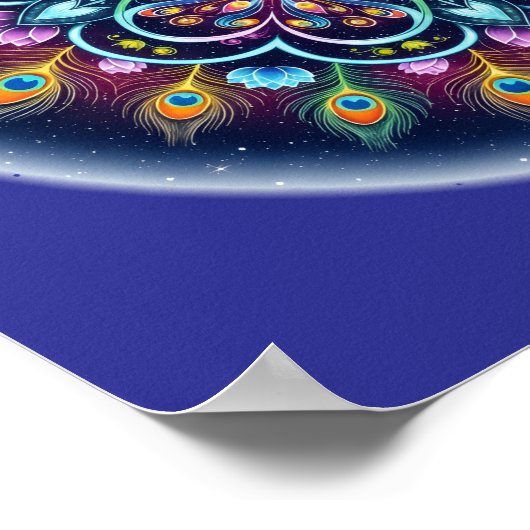 Cosmic Mandala Wall Art Poster (Hoek)