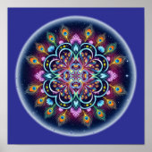 Cosmic Mandala Wall Art Poster (Voorkant)