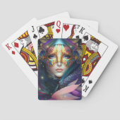 Cosmic Mask Goddess Queen Fantasy Art die Ca speel Pokerkaarten (Achterkant)