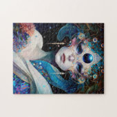 Cosmic Mask Goddess Queen Fantasy Art Legpuzzel (Horizontaal)