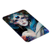 Cosmic Mask Goddess Queen Fantasy Art Magneet (Rechterzijde)