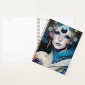 Cosmic Mask Goddess Queen Fantasy Art Planner (Display)