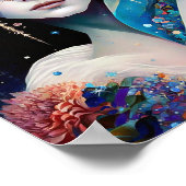 Cosmic Mask Goddess Queen Fantasy Art Poster (Hoek)