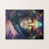 Cosmic Mask Goddess Queen Fantasy Art Puz Legpuzzel (Horizontaal)