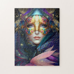 Cosmic Mask Goddess Queen Fantasy Art Puz Legpuzzel