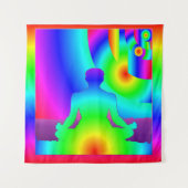 Cosmic Meditation Tapestry Wandkleed (Voorkant)