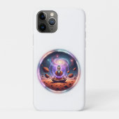 Cosmic Meditator Galaxy Phone Case (Achterkant)