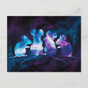 Cosmic Mice Design Briefkaart