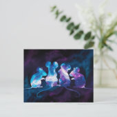 Cosmic Mice Design Briefkaart (Staand voorkant)
