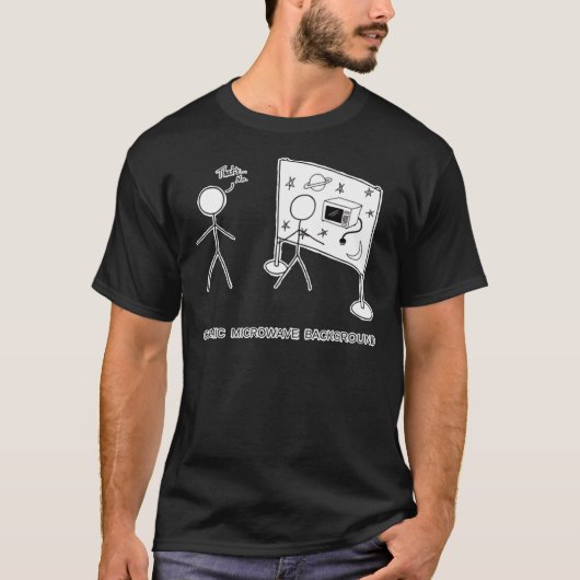 Cosmic Microwave Background T-shirt (Voorkant)