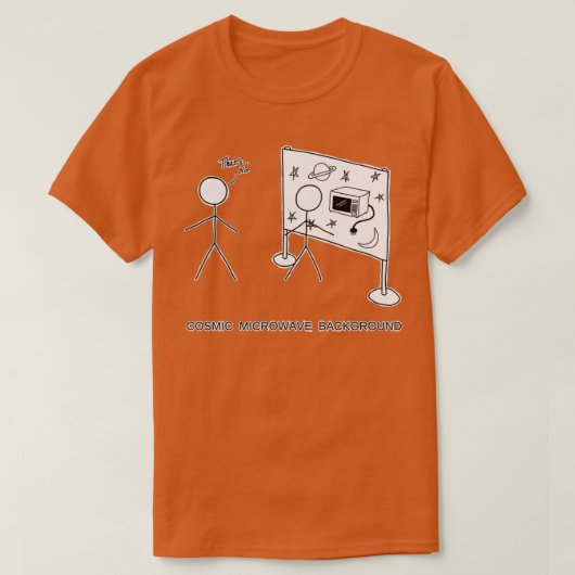 Cosmic Microwave Background T-shirt (Design voorkant)