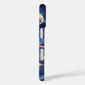 Cosmic Midnight Blue Mythical Fantasy Illustratie Case-Mate iPhone Case (Achterkant / Rechts)