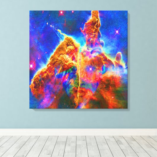 Cosmic Mind Canvas Afdruk (Insitu (Houten vloer))