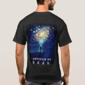 Cosmic Mind zwart T-shirt - ontsteek je ambitie (Achterkant)