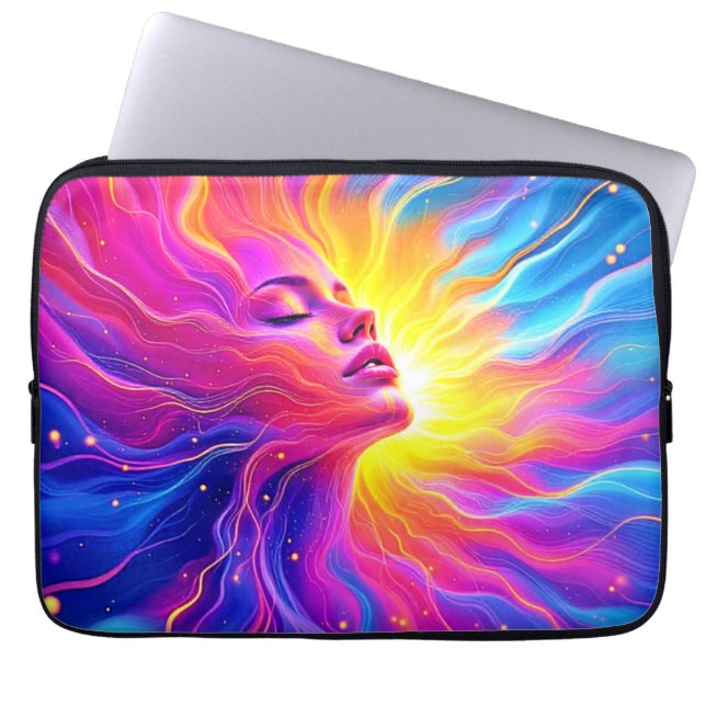 Cosmic Mindscape Graphic Laptop Sleeve (Voorkant)