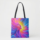 Cosmic Mindscape Graphic Tote Bag (Voorkant)