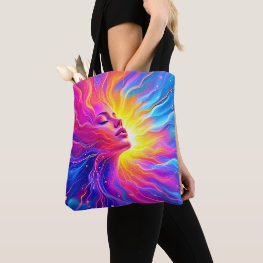 Cosmic Mindscape Graphic Tote Bag (Dichtbij)