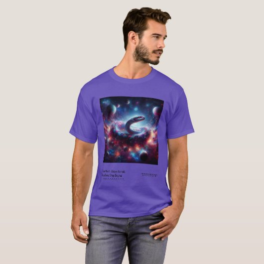 Cosmic Mood: Galaxy Animals Tshirt #4 (Voorkant volledig)