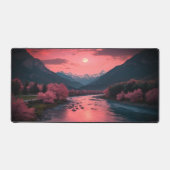 Cosmic Moon Desk Mat Celestial Desk Setup (Voorkant)