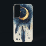 Cosmic Moon Drip Telefoonhoes Samsung Galaxy Hoesje<br><div class="desc">Een glinsterende maan lijkt in de kosmos te smelten in dit dromerige waterverf-ontwerp - ideaal voor liefhebbers van sterrenlicht en mysterie.</div>