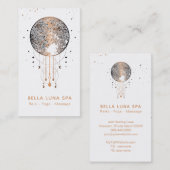 *~* Cosmic Moon Lunar Universe Shaman Visitekaartje (Voorkant / Achterkant)