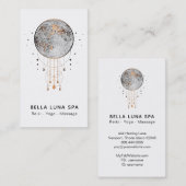 *~* Cosmic Moon Lunar Universe Shaman Visitekaartje (Voorkant / Achterkant)