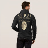 Cosmic Moon Phase Sweatshirt – Unisex Stijl (Achterkant volledig)